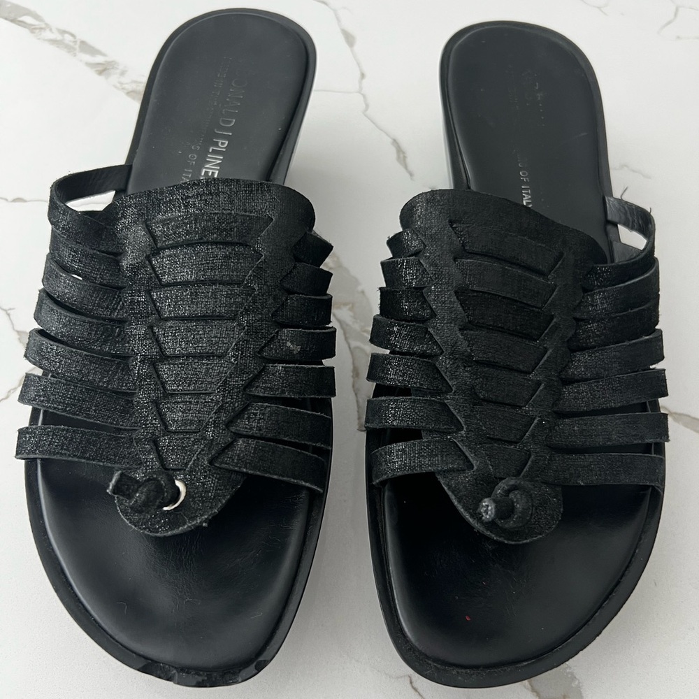 Donald J Pliner black  Cissy sandal (9)